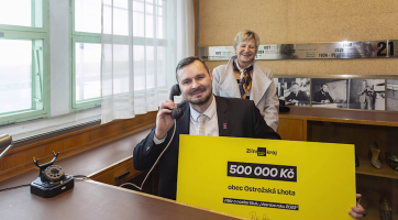 Ostrožská Lhota je vesnicí roku. Od kraje získala finanční dar