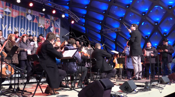 Nový rok přivítali ve Veselí Rybovou mší a čočkovou polévkou