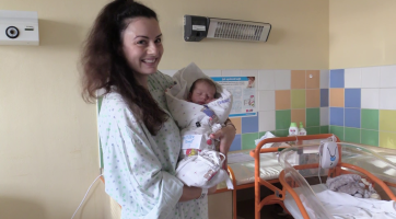 První miminko narozené v kyjovské nemocnici je letos z Vlkoše