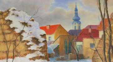 V artGALERII Info vystavuje své malby, kresby a grafiky Stanislav Knotek