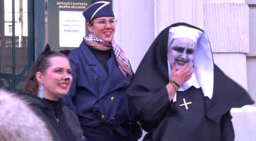 Fašaňk na náměstí završil hodové veselí