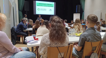 Zástupci Kroměříže, odborníci a mladá generace diskutovali na žákovském fóru 