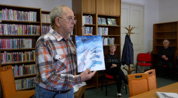 František Varaďa zahájil vyprávěním o České zbrojovce seriál knihovnických besed 