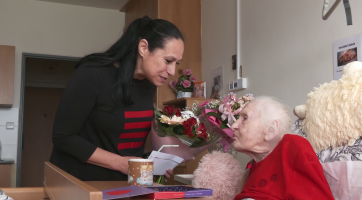 Nejstarší občanka Otrokovic oslavila sté narozeniny