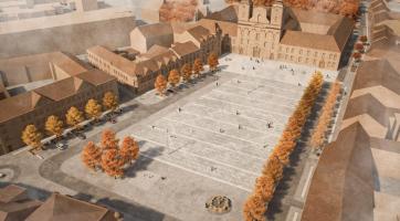 Starosta Uherského Hradiště Blaha: Po rekonstrukci na Masarykově náměstí zeleně přibyde