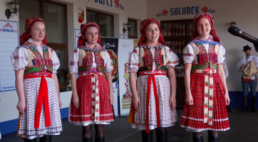 Vítání jara se na Slováckém dvoře stává krásnou tradicí 