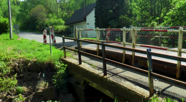 Na Horní Jasence probíhá oprava dvou mostů