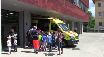 Návštěvníci si mohli prohlédnout novou základnu záchranářů