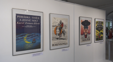 Kino Hvězda vystavuje české filmové plakáty