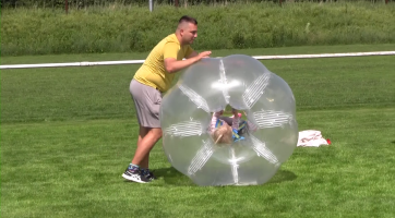 Areál TJ Baník v Lužicích patřil po roce opět hrám a soutěžím