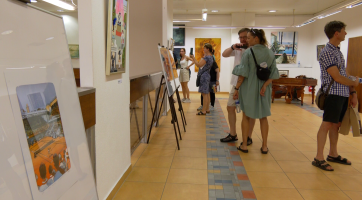 Výsledky Hradišťského plenéru najdete v Galerii Vladimíra Hrocha