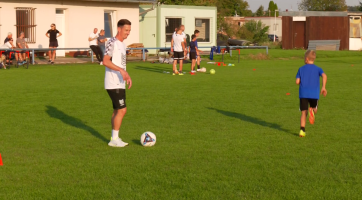 Fotbalisté Slovácka trénovali děti