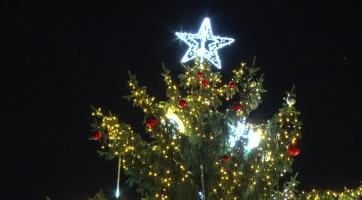 Advent ve Veselí zahájily trhy a rozsvícení stromu na náměstí Míru