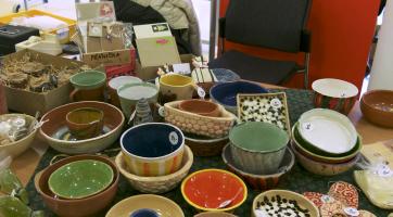 Dobročinný vánoční jarmark byl plný originálních výrobků