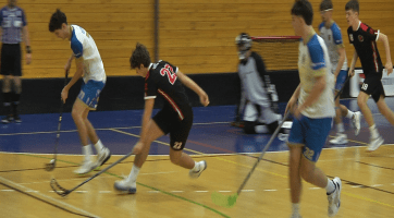 Florbaloví junioři Vsetína nestačili na zlínské Lvy