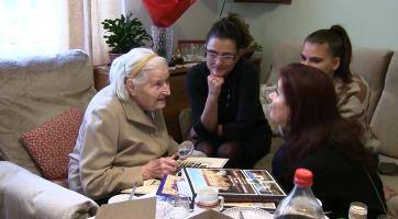 Sté narozeniny oslavila obyvatelka Kyjova Julie Strýčková