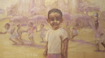 V Kyjově vystavuje autorka plakátů kočovného divadla