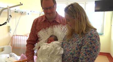 První občánek Kyjova se ve zdejší porodnici narodil až 24. ledna