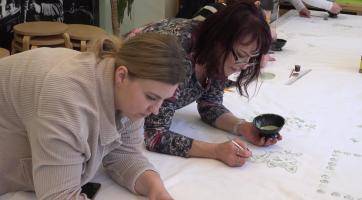 Modrotisk ovládl prostory Slováckého muzea