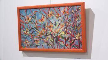 V Ostrožské Nové Vsi vystavuje malířka Miluše Vosáhlová