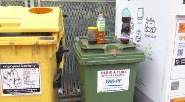 Uherské Hradiště rozšiřuje arzenál kontejnerů na oleje a tuky