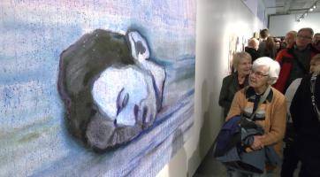 Smutek a bolest, ale i vůle a odhodlání vyzařují z obrazů Martina Čady