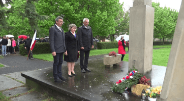 V Ostrožské Nové Vsi si připomněli 80. výročí osvobození obce