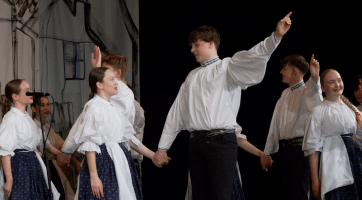 Dětský folklorní soubor Omladinka přivítal jaro premiérou pořadu Klukoviny