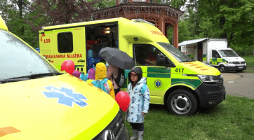 Krajští záchranáři prezentovali v rožnovském parku a Společenském domě svou práci