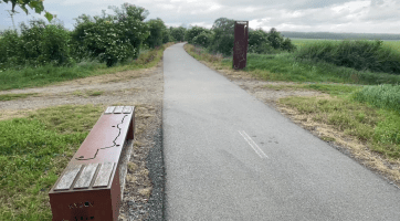 Cyklostezka Mutěnka je po opravě povrchu lépe průjezdná