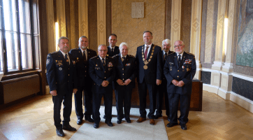 Starosta Blaha ocenil sedm členů Okresního sdružení hasičů Uherské Hradiště