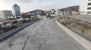 Na rekonstrukci nádraží ve Vsetíně navázala přeložka Nádražní ulice