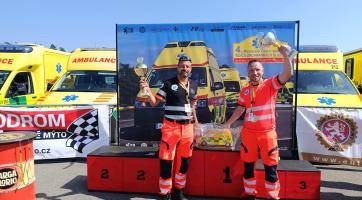 Nejlepší v republice! Řidiči Zdravotnické záchranné služby Zlínského kraje ovládli mistrovství ČR