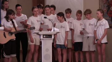 Na Slovácko přijely děti z partnerských měst Veselí nad Moravou