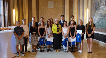 Uherské Hradiště pozvalo na radnici talentované žáky základních škol