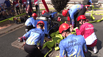 Mladí hasiči soutěžili v Napajedlích o putovní pohár města 
