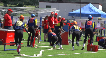 Kyjovský stadion hostil mistrovství republiky mládeže v hasičském sportu