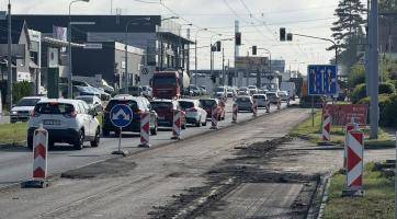 Dopravní omezení na silnici I/49 ve Zlíně potrvají ještě měsíc