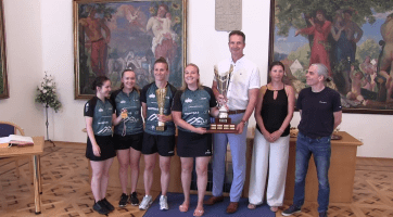 Starosta Hodonína přijal úspěšné stolní tenistky