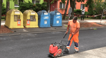 Ve Veselí se opravují lokální poškození na komunikacích