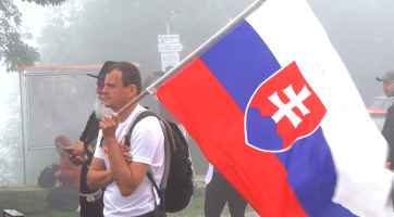 Slavnostem bratrství Čechů a Slováků nepřálo počasí