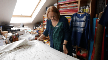 Výtvarnice s fantazií Jana Kubínová tvoří v ateliéru U Fortny 