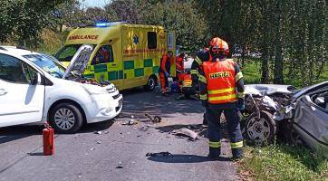 Nehoda u Chomýže uzavřela objízdnou trasu do Bystřice pod Hostýnem. V místě se tvoří dlouhé kolony