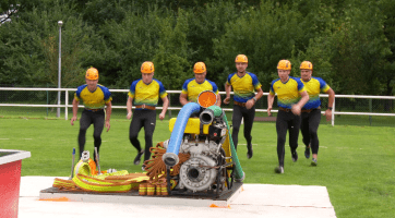 Dobrovolní hasiči soutěžili v požárním útoku