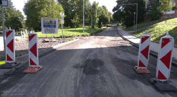 Na Jižních Svazích vzniká nový kruhový objezd