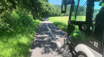 Údržba komunikací ve Vsetíně nezapomíná ani na cyklisty