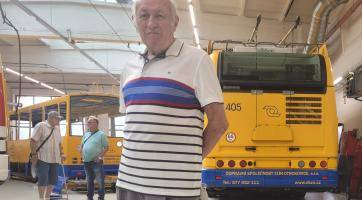 S cestujícími jsem nikdy neměl problémy, vzpomíná na práci řidiče 92letý Zdeněk Novák