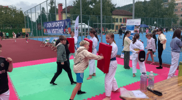 Škola Trávníky se proměnila v arénu Dne sportu