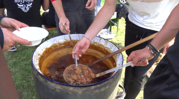 Lidé mohli v Zarazicích ochutnat desítku gulášů