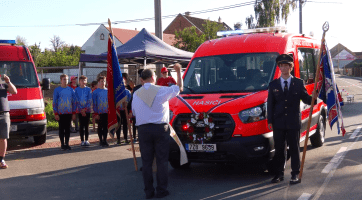 Kvítkovičtí hasiči mají nové vozidlo